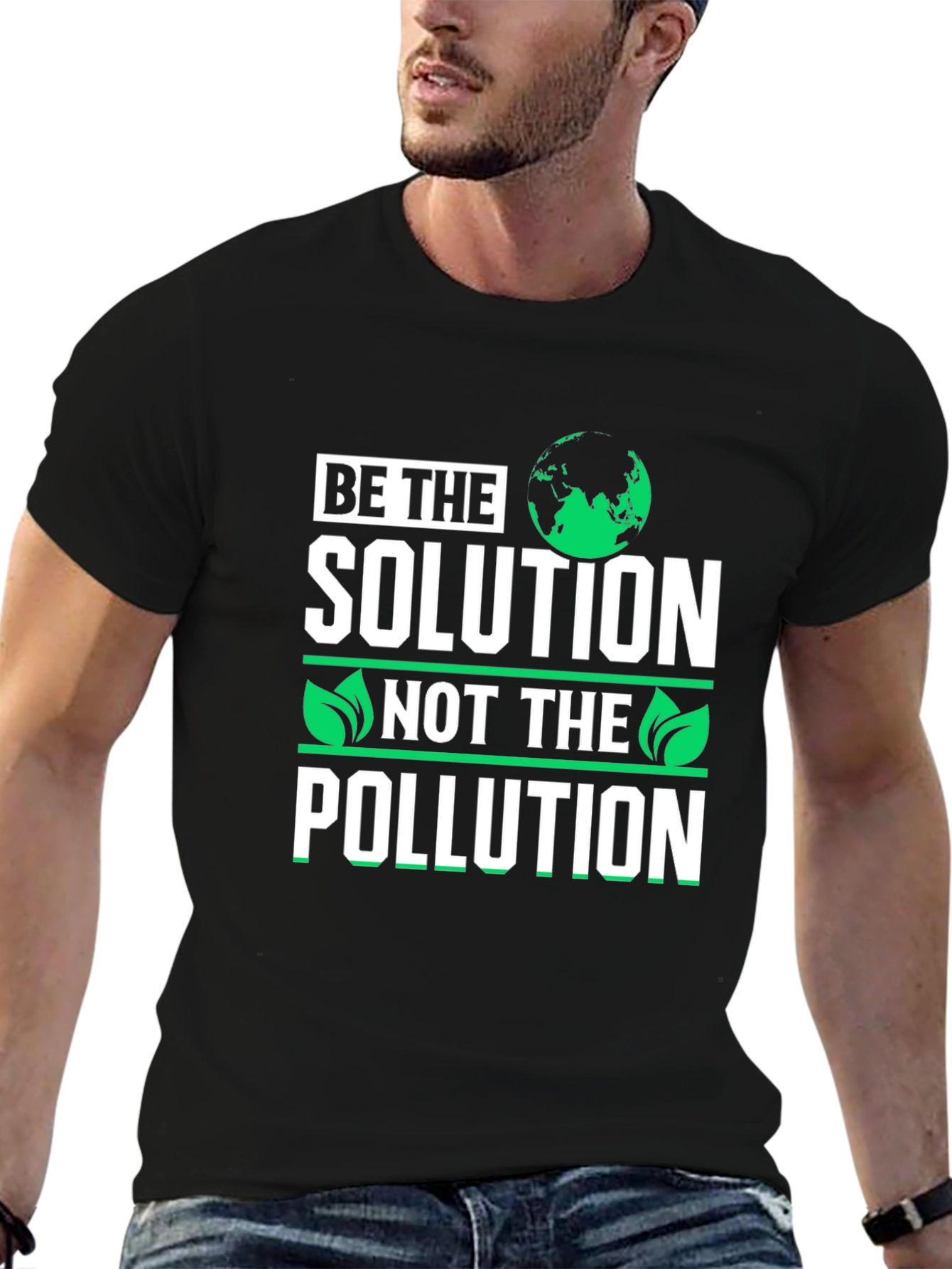 Eco-Friendly Be the Solution Graphic T-Shirt
