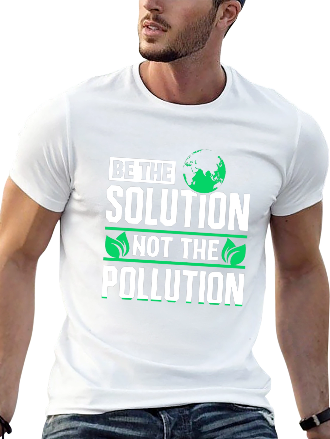 Eco-Friendly Be the Solution Graphic T-Shirt
