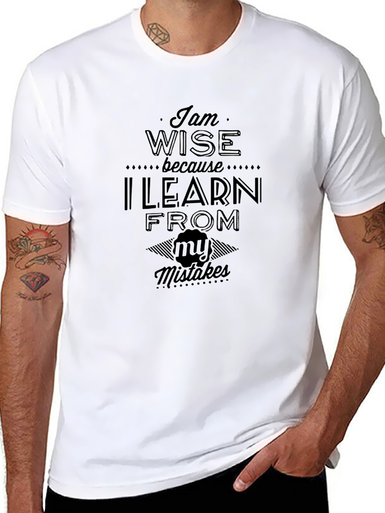 Wise Learner Black T-Shirt