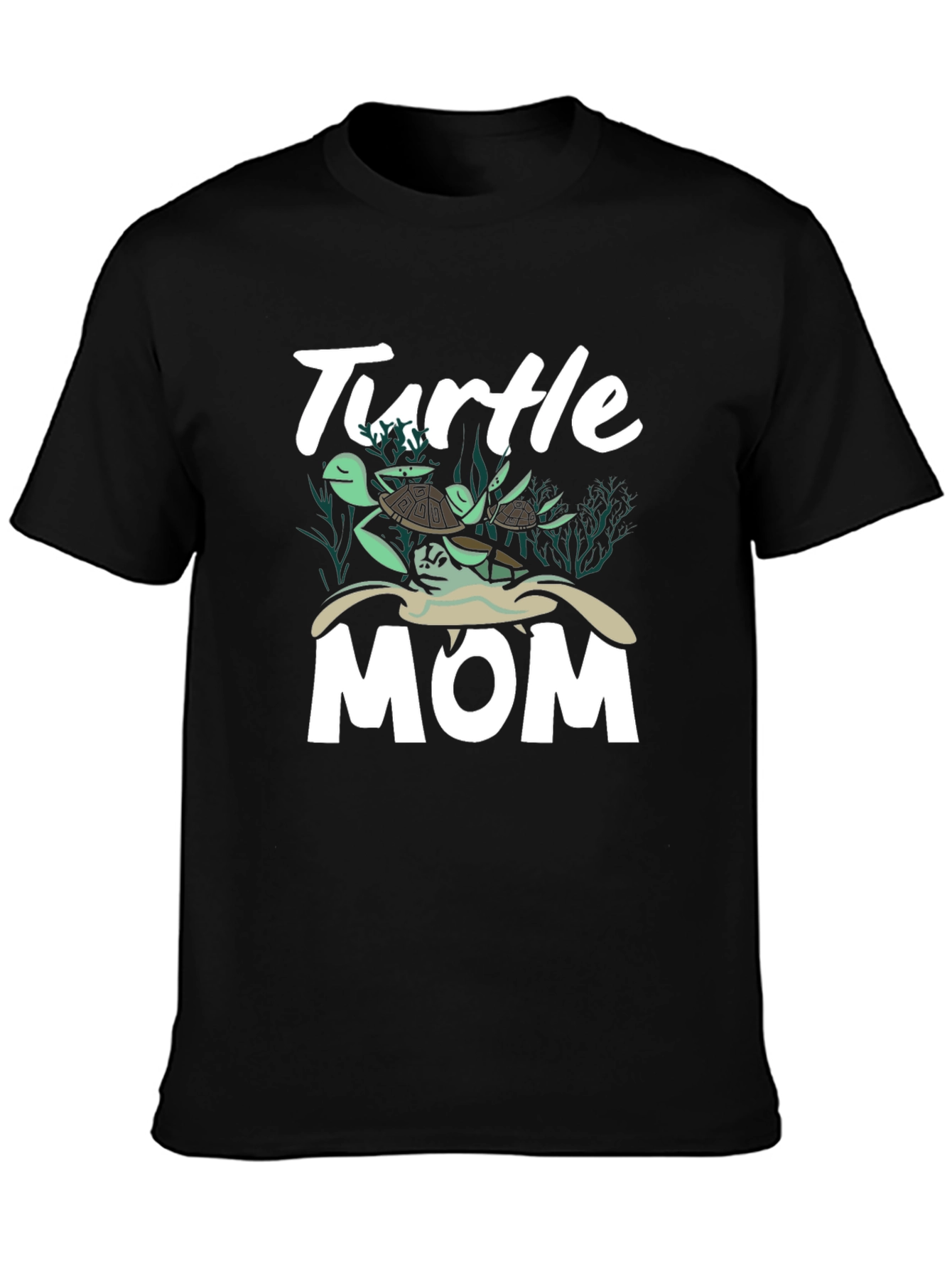 Turtle Mom T-Shirt - Sea Life Graphic Tee