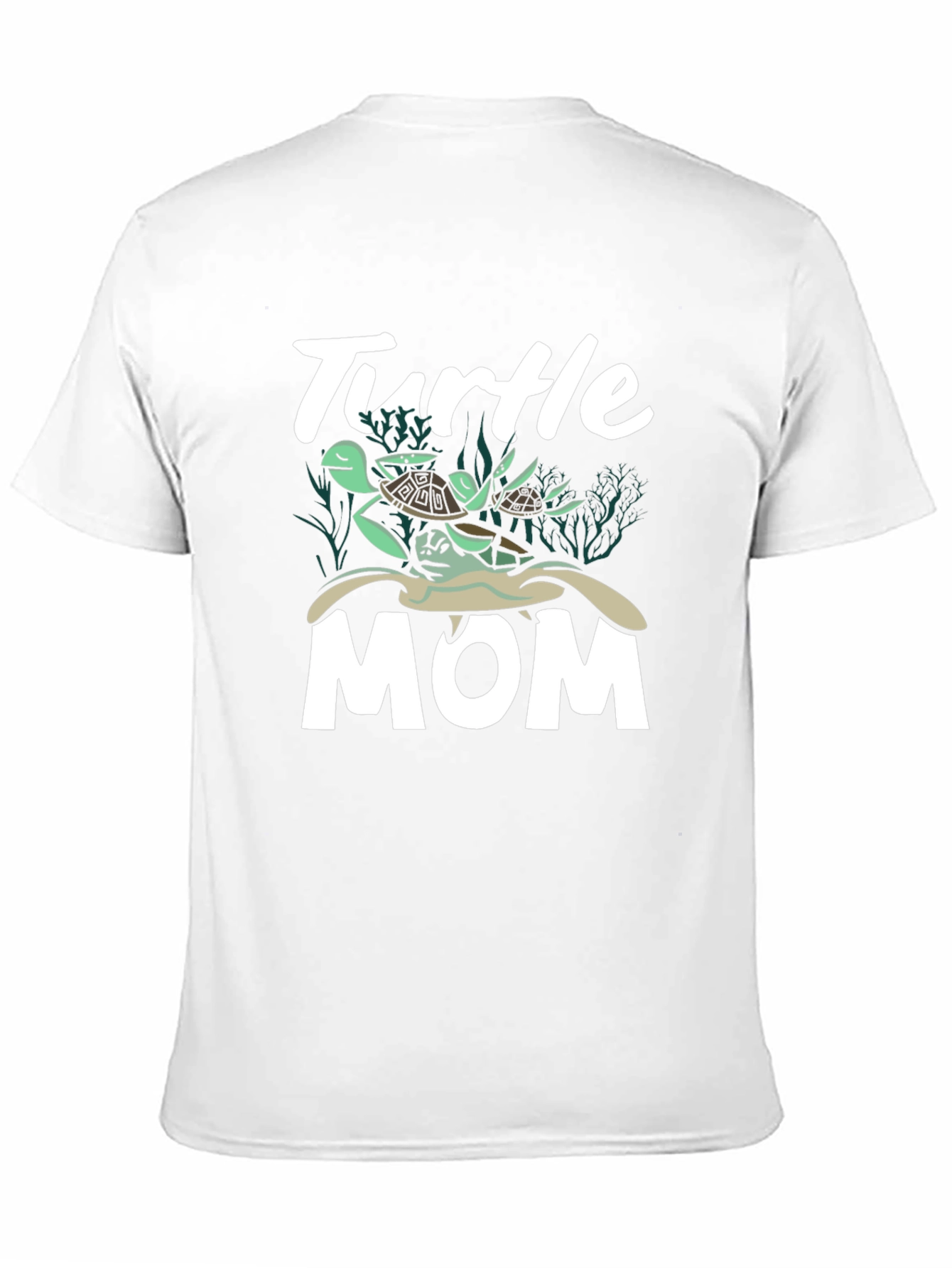 Turtle Mom T-Shirt - Sea Life Graphic Tee