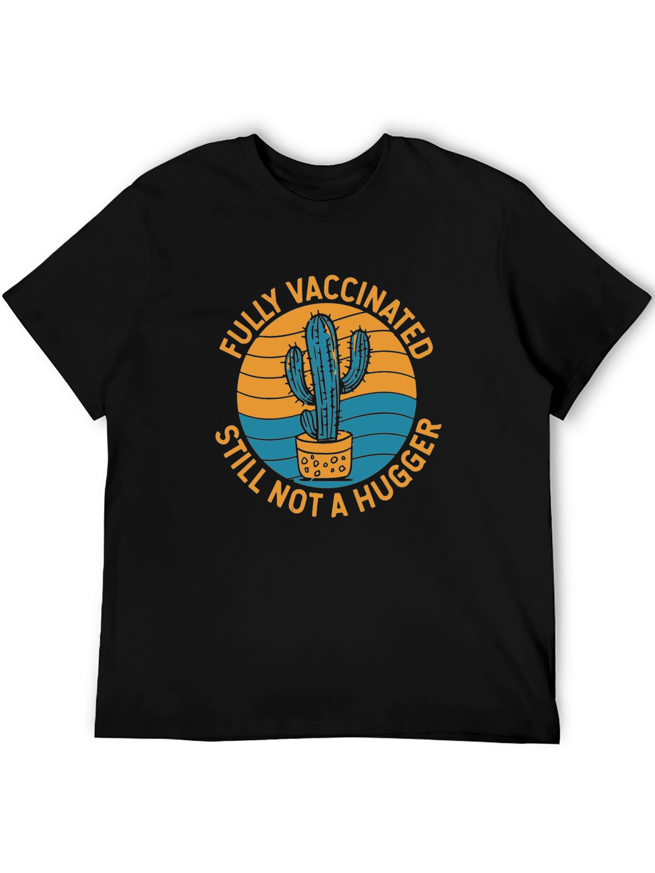 Fully Vaccinated Cactus Graphic Tee - Hugger Beware