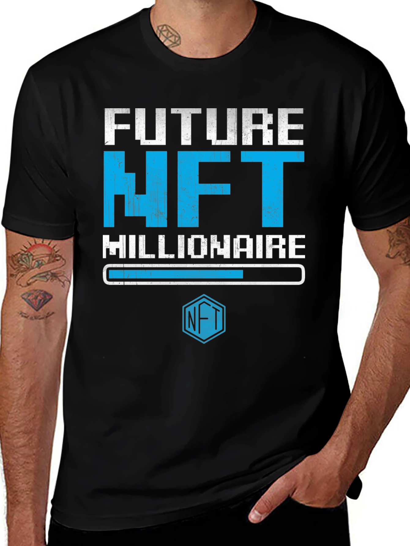 Future NFT Millionaire Graphic T-Shirt