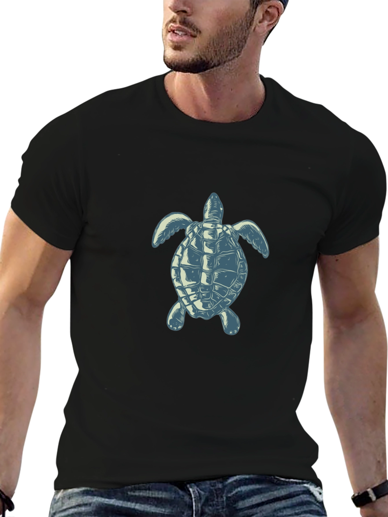 Turtle Graphic Tee - Casual Comfort