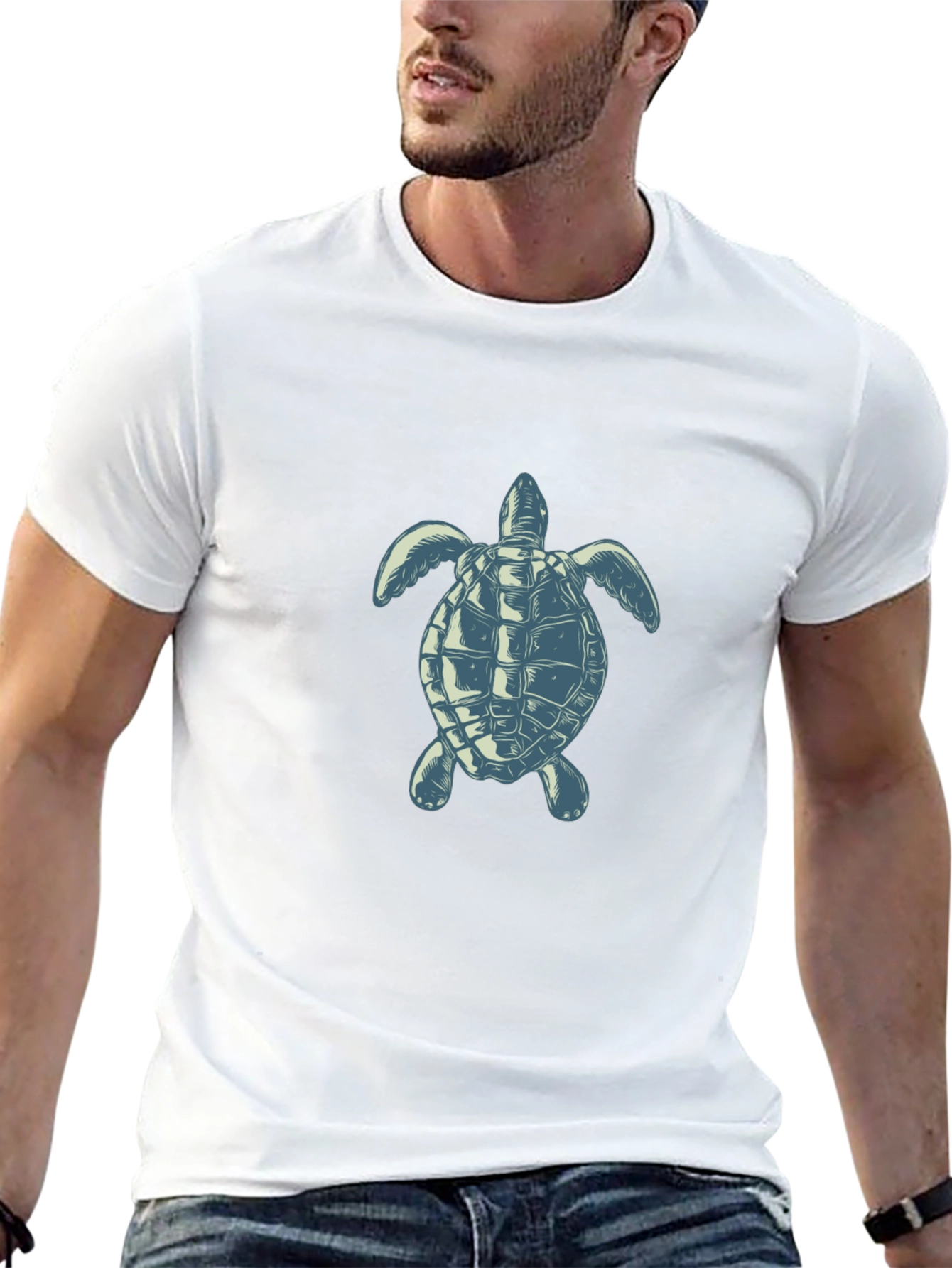 Turtle Graphic Tee - Casual Comfort