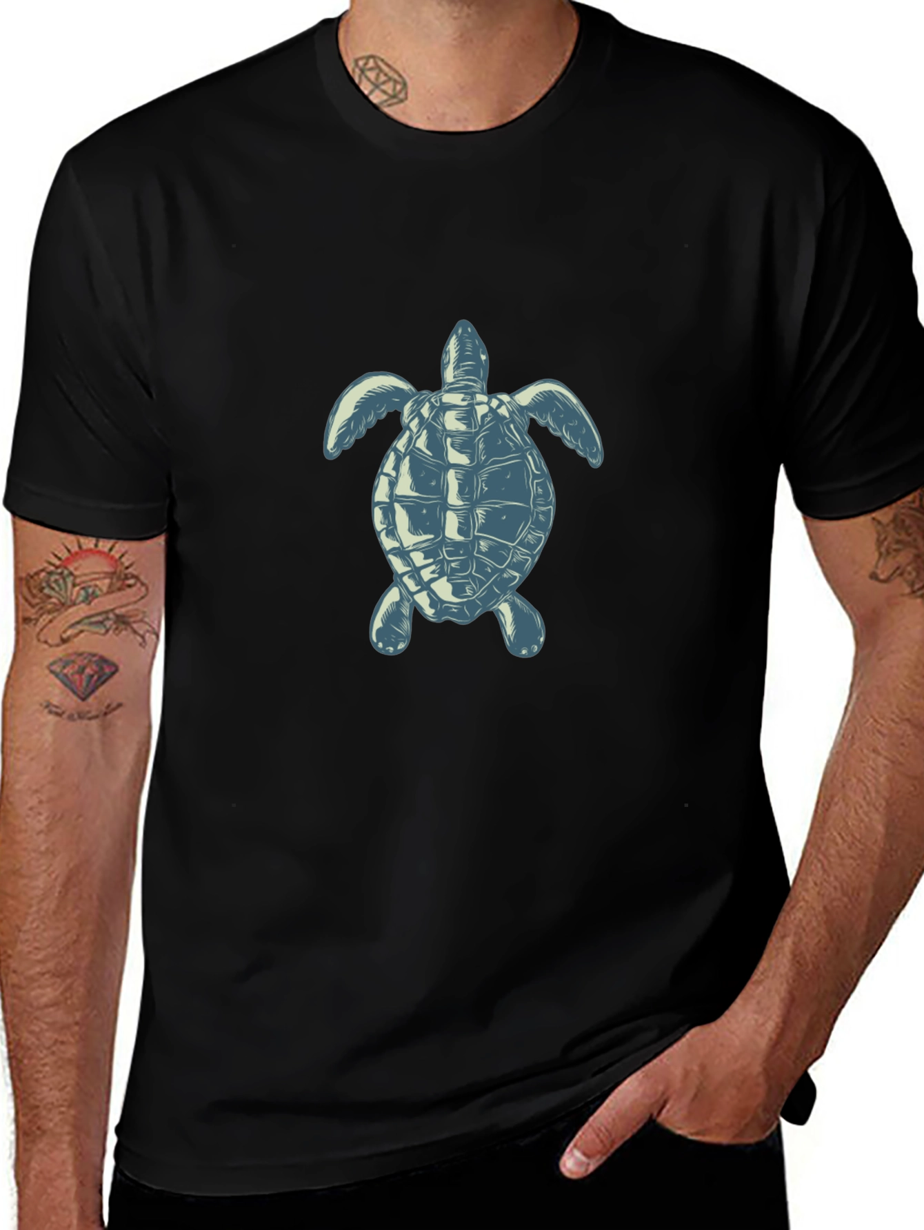 Turtle Graphic Tee - Casual Comfort