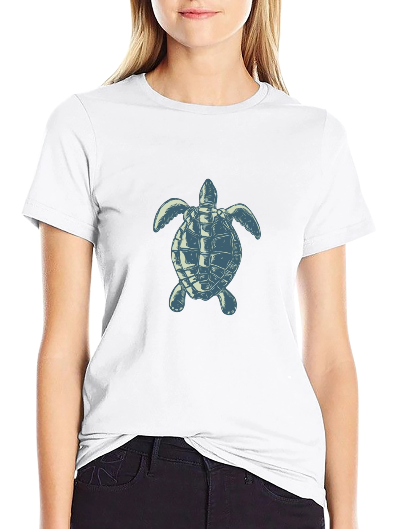 Turtle Graphic Tee - Casual Comfort