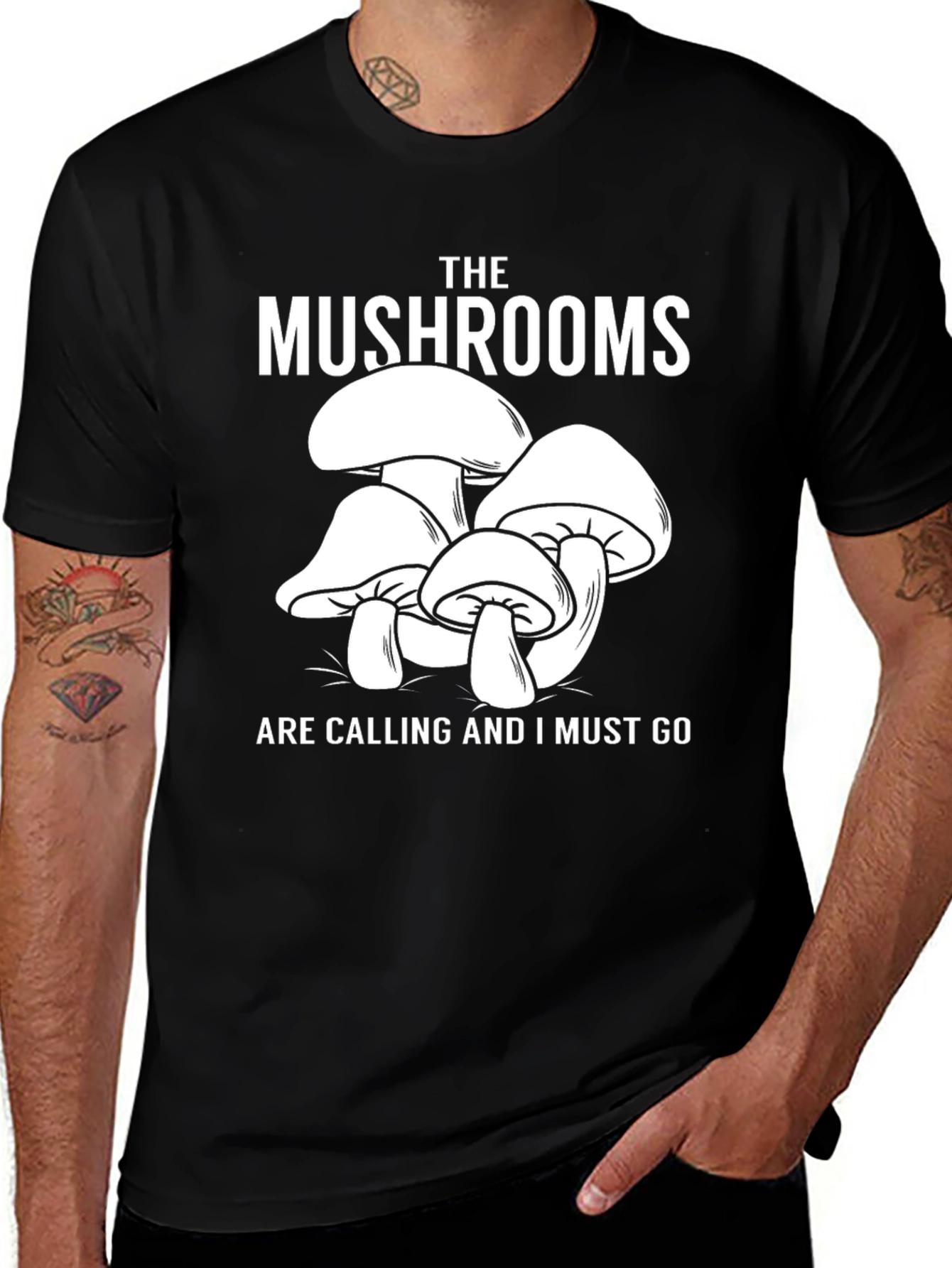 Mushroom Lover Tee - The Mushrooms Are Calling T-Shirt
