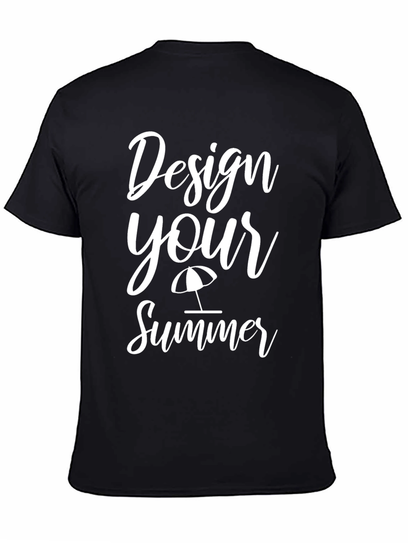 Design Your Summer Black T-Shirt
