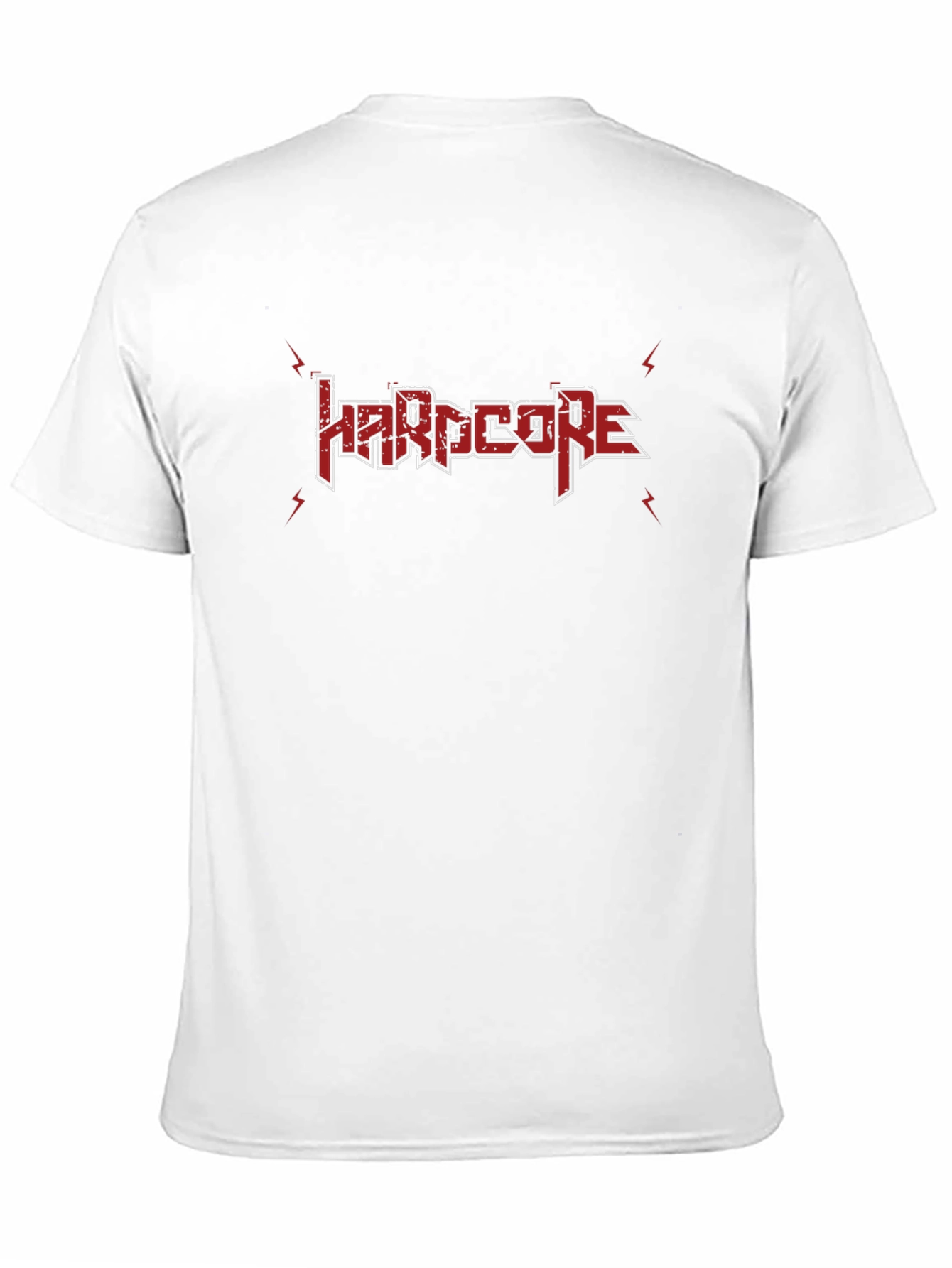 Hardcore Black Graphic Tee Shirt