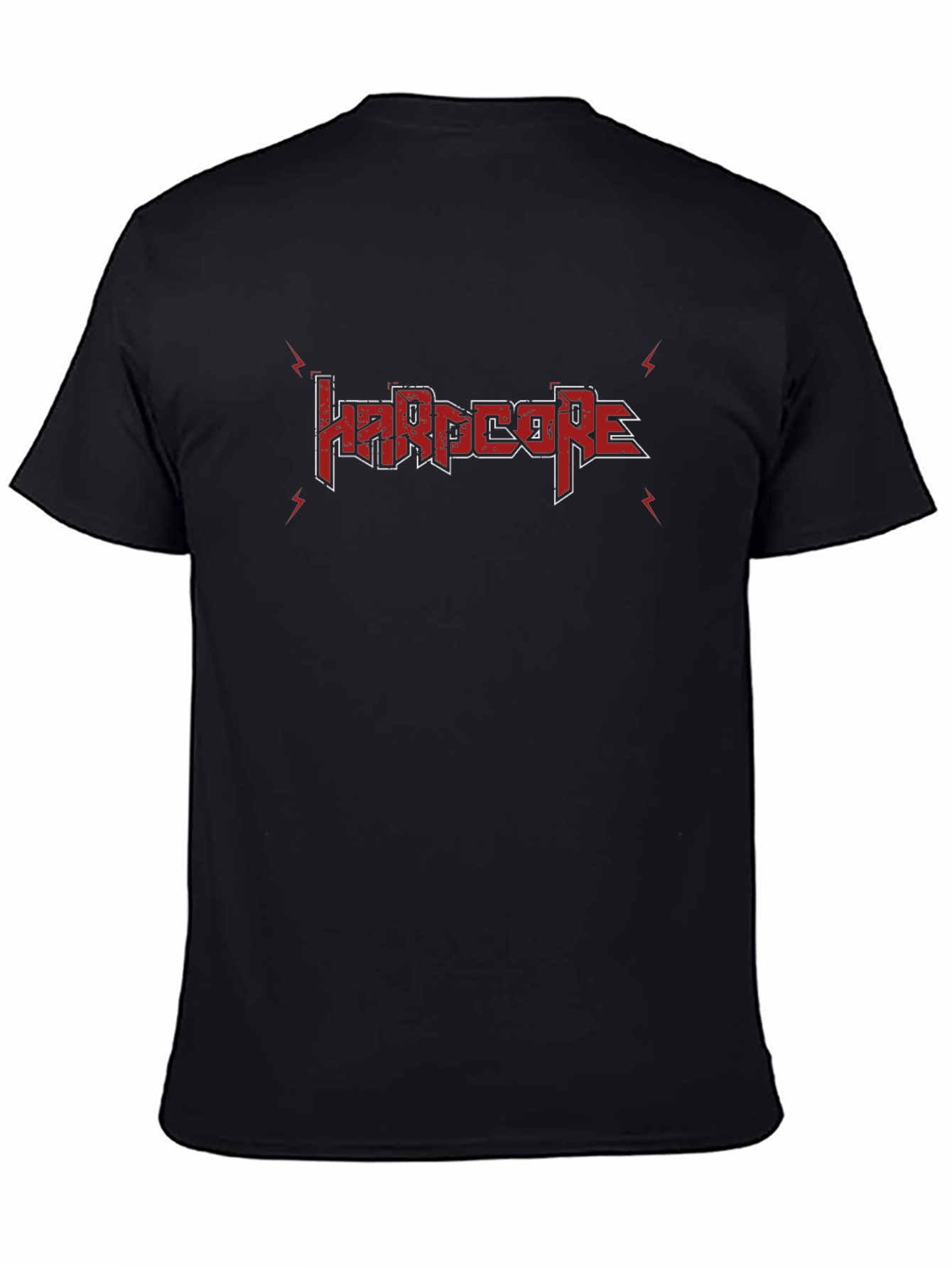 Hardcore Black Graphic Tee Shirt