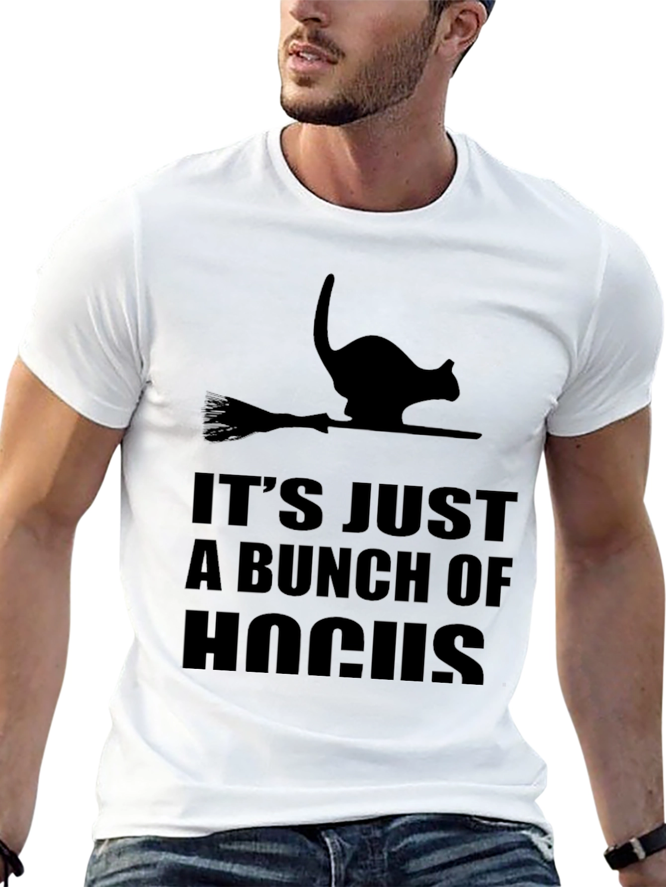 Hocus Pocus Black Cat T-Shirt - Halloween Apparel