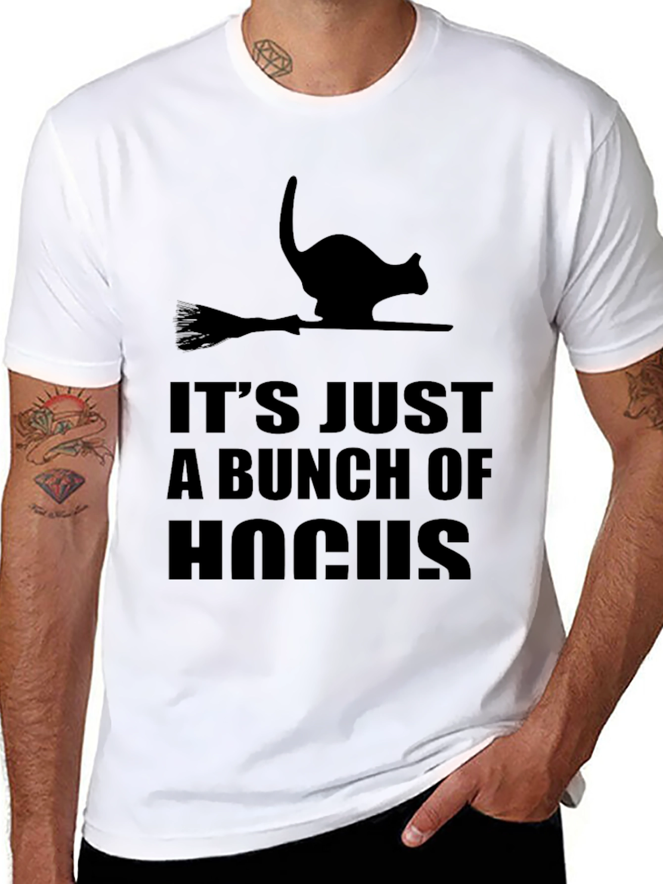 Hocus Pocus Black Cat T-Shirt - Halloween Apparel