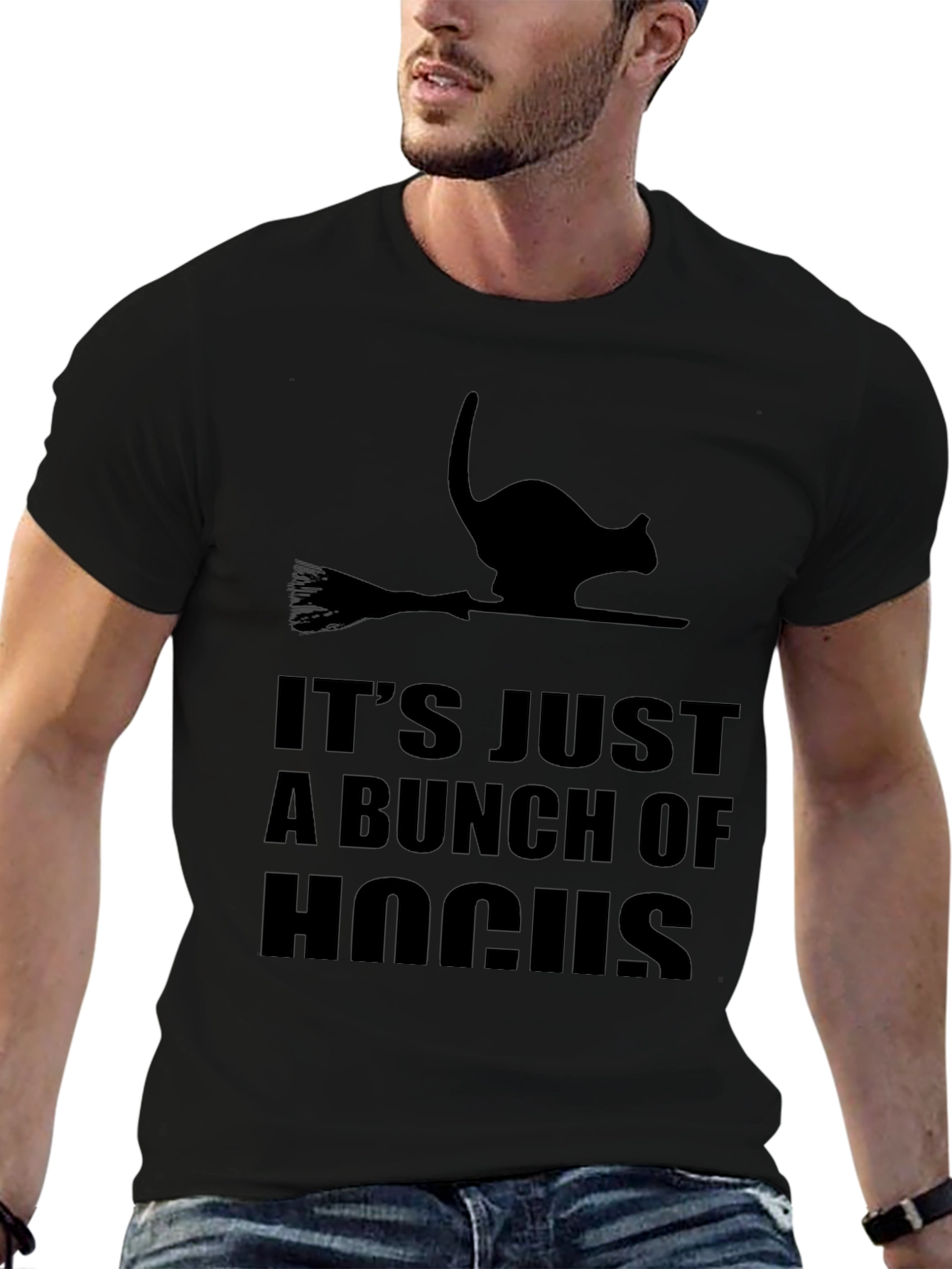 Hocus Pocus Black Cat T-Shirt - Halloween Apparel