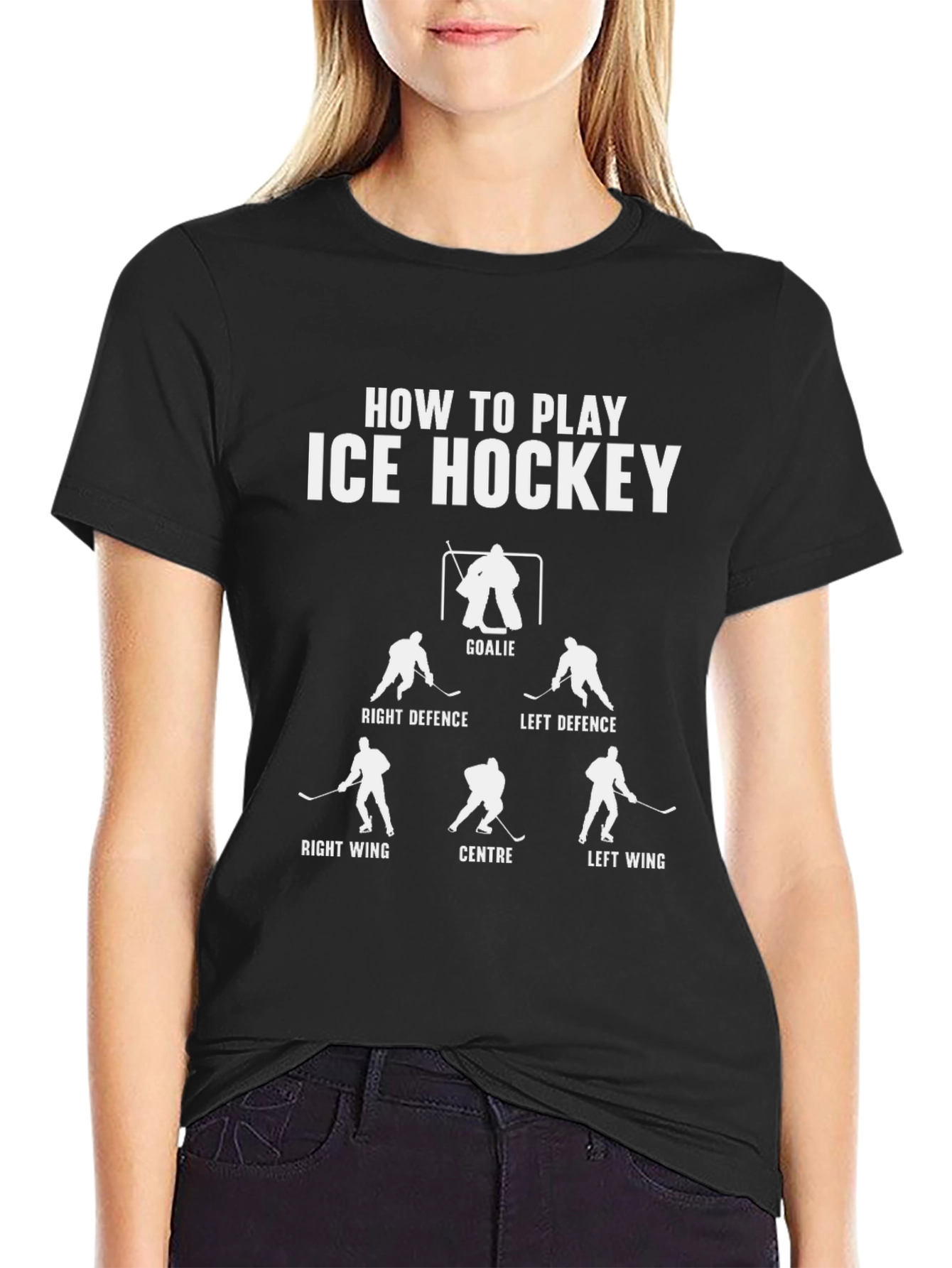How to Play Ice Hockey T-Shirt