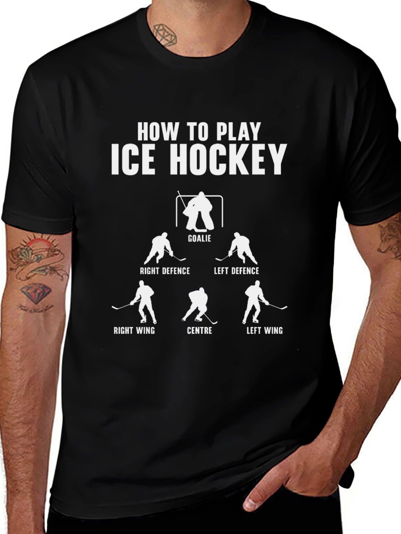 How to Play Ice Hockey T-Shirt