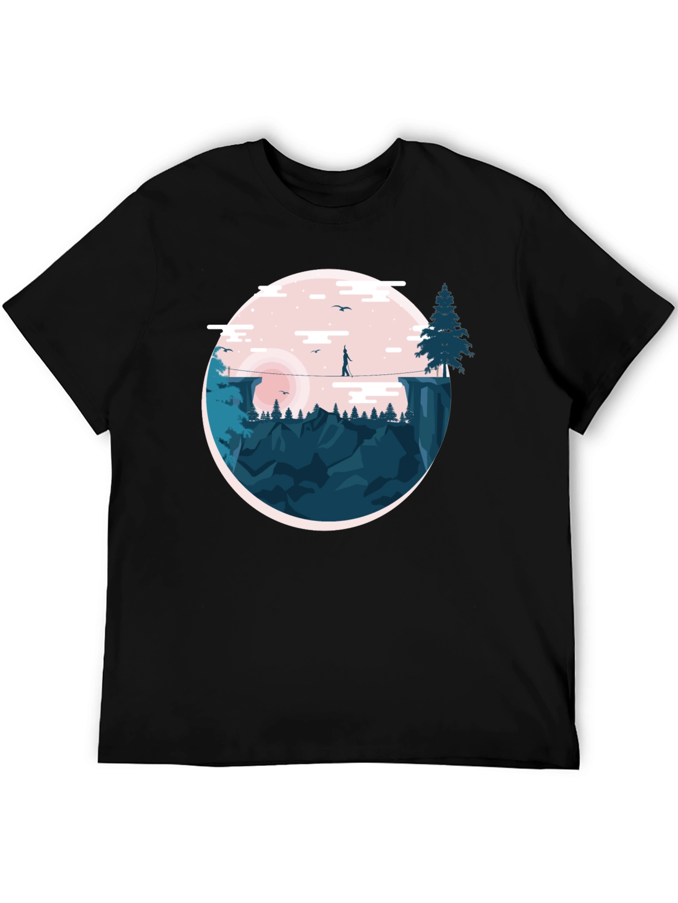 Daredevil Graphic Tee - Black Crew Neck T-Shirt