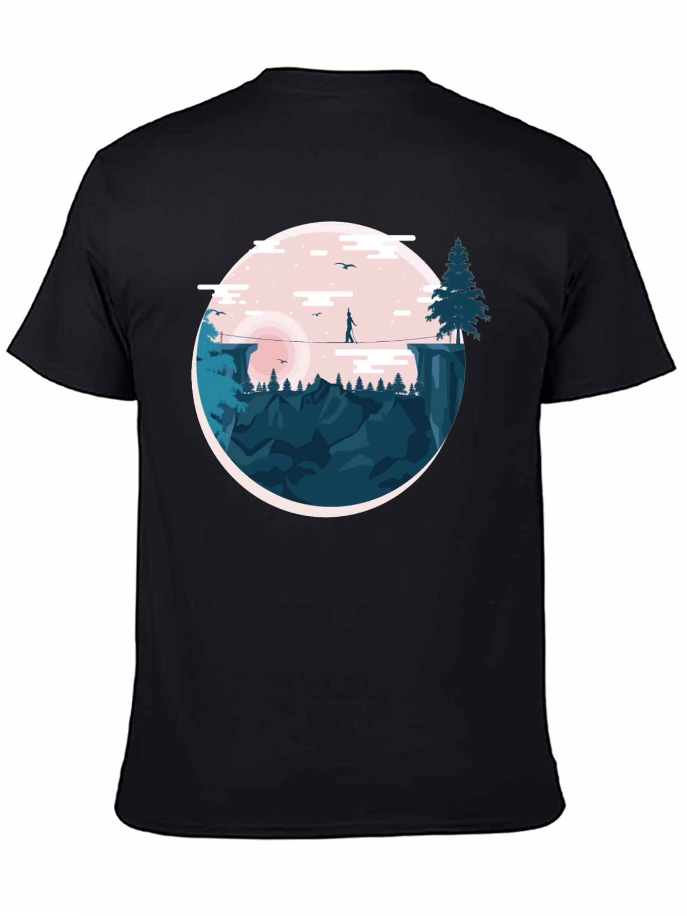 Daredevil Graphic Tee - Black Crew Neck T-Shirt