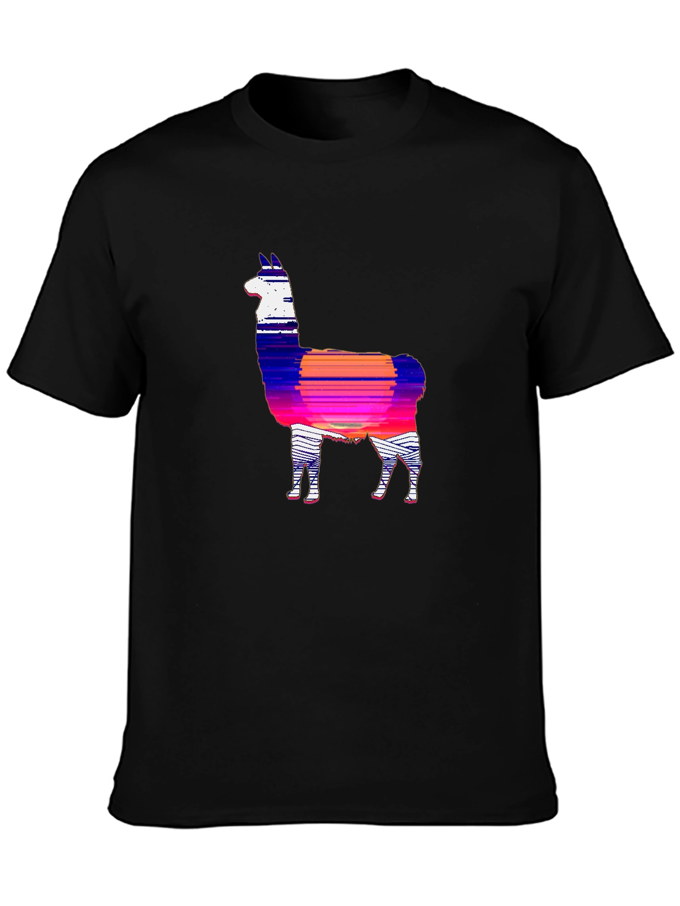 Llama Sunset Graphic Tee - Unique Style