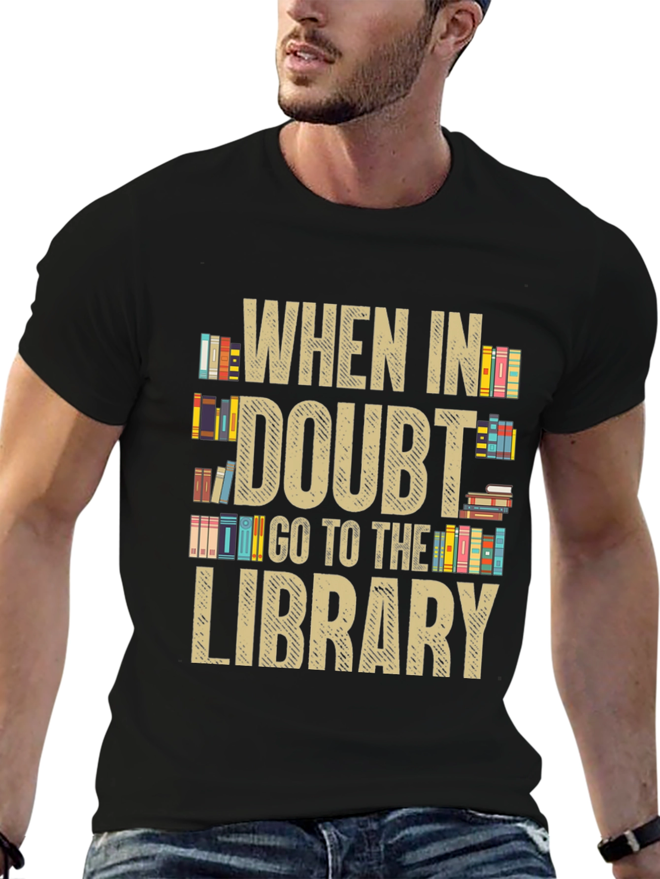 When In Doubt Go To The Library T-Shirt