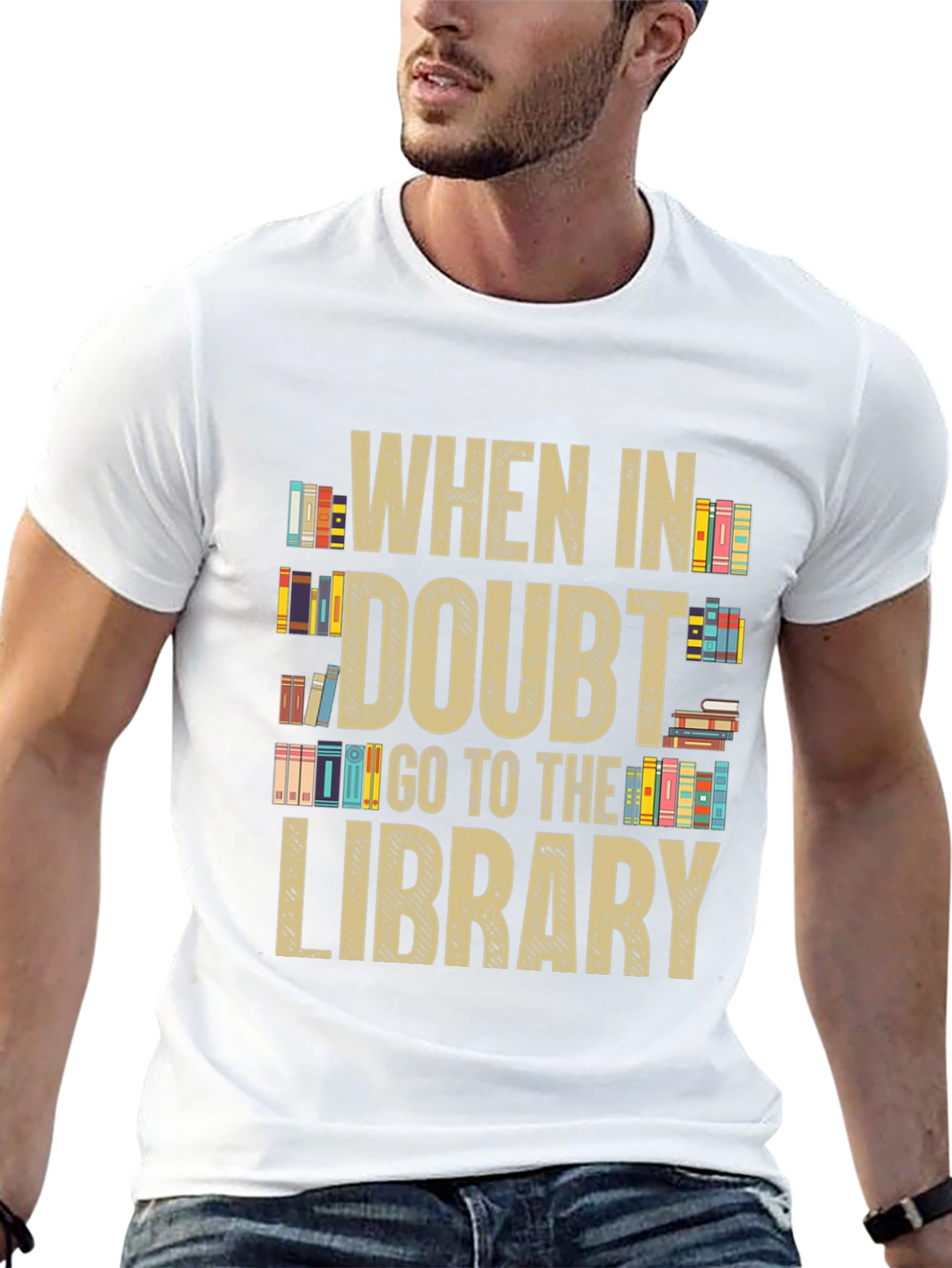 When In Doubt Go To The Library T-Shirt