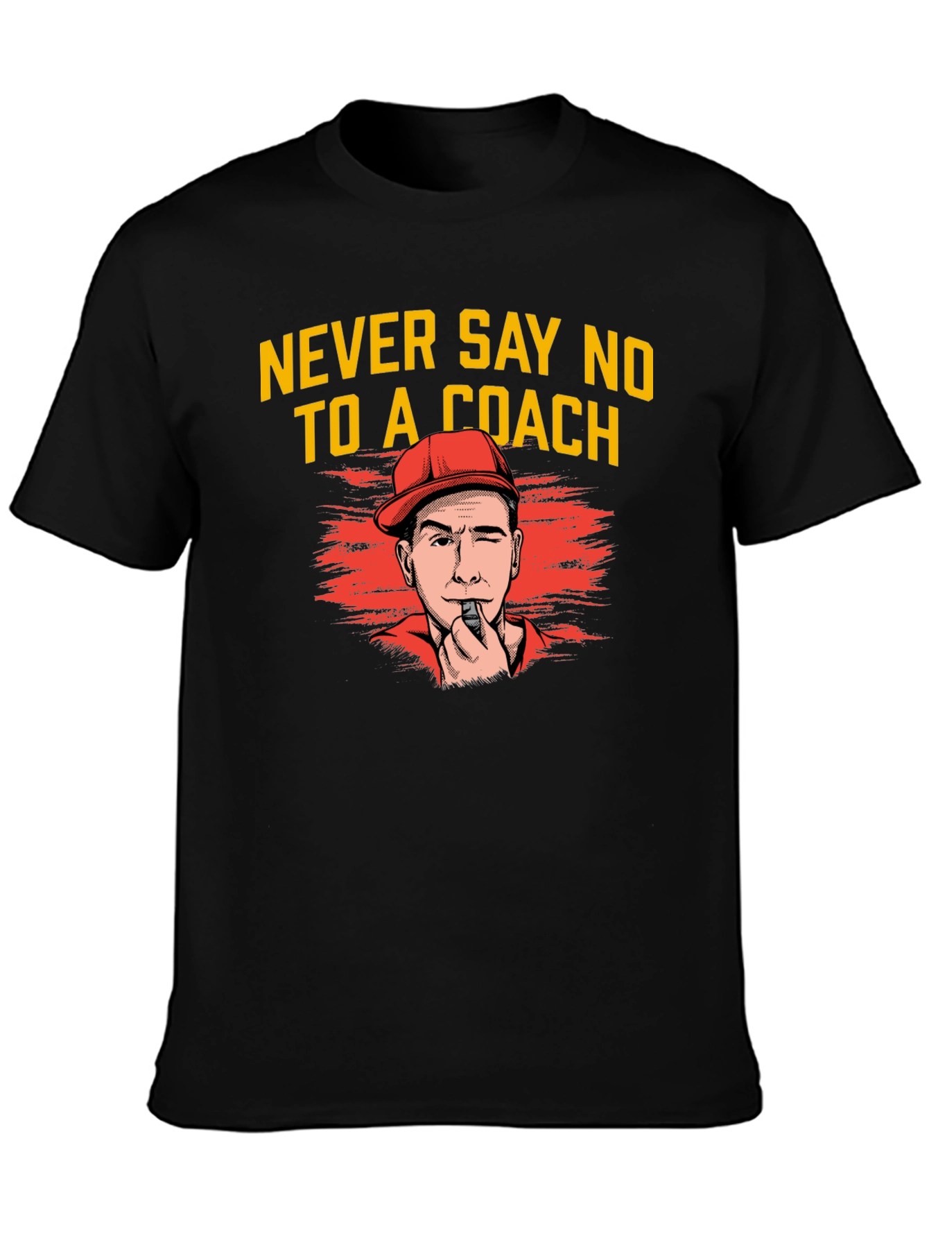 Never Say No To A Coach Graphic Tee