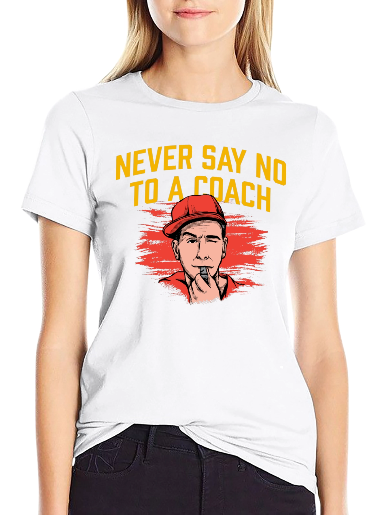 Never Say No To A Coach Graphic Tee
