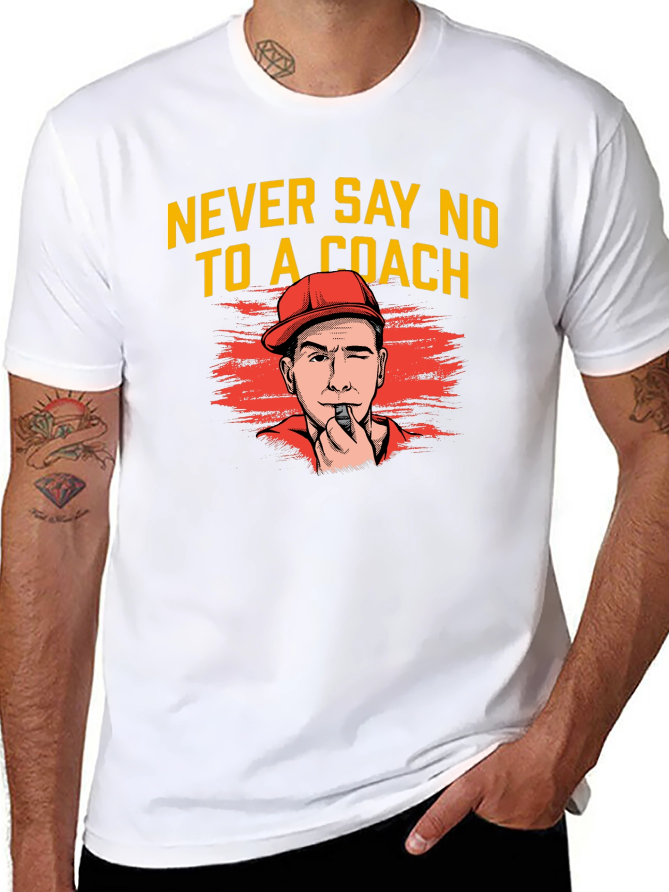 Never Say No To A Coach Graphic Tee