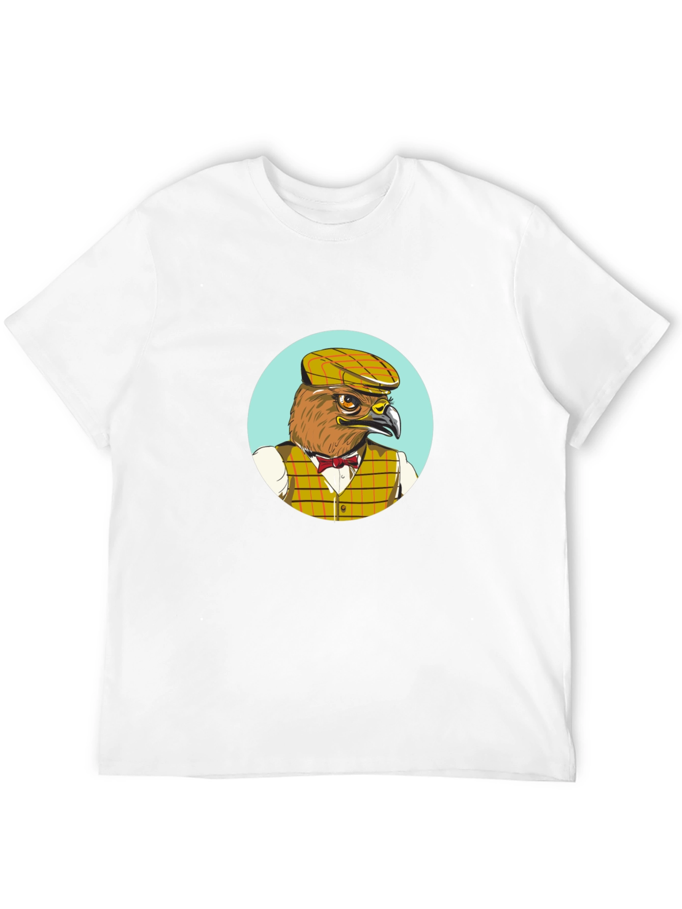 Dapper Bird T-Shirt - Unique Character Design