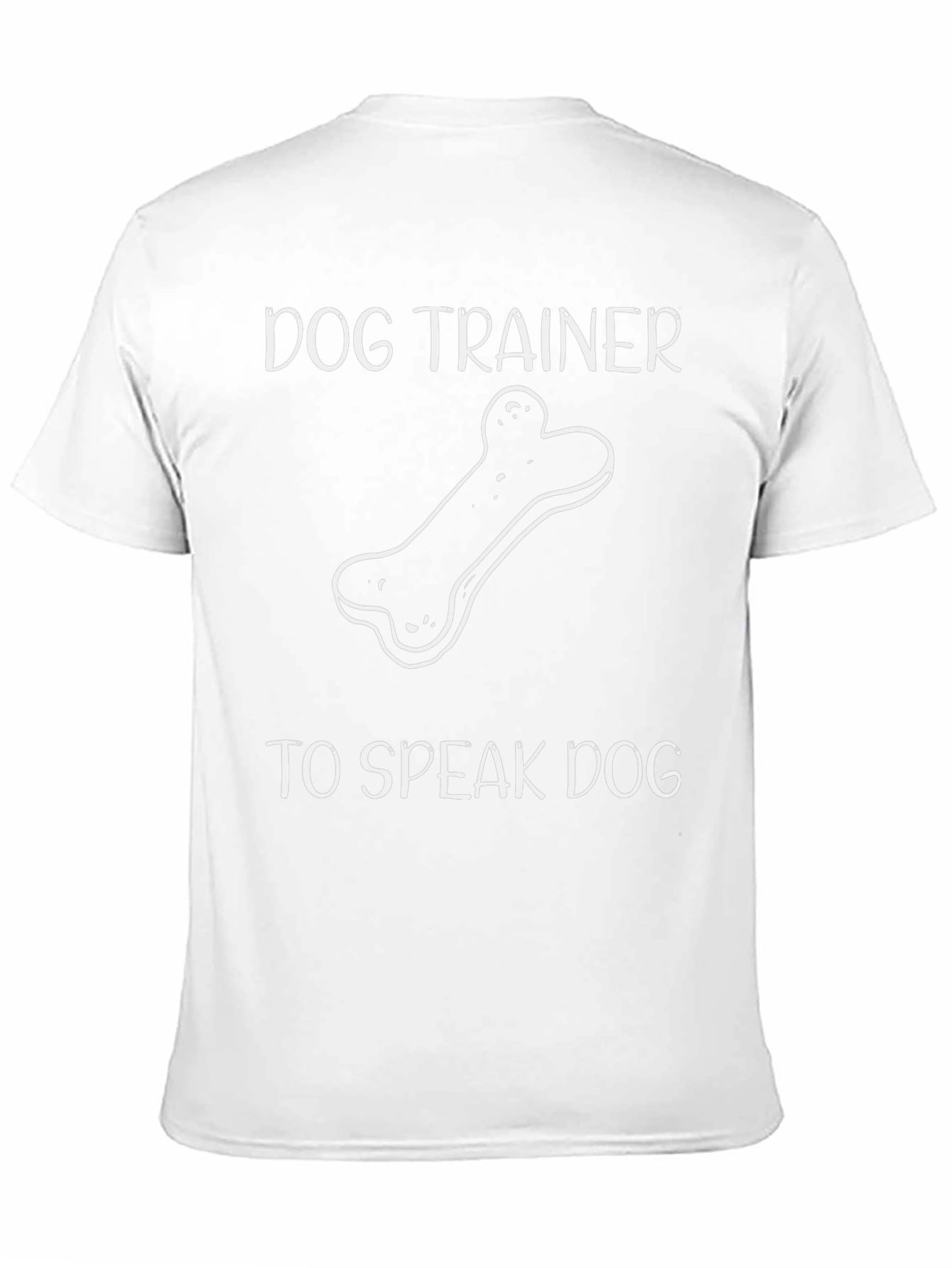 Dog Trainer T-Shirt - Speak Dog Design