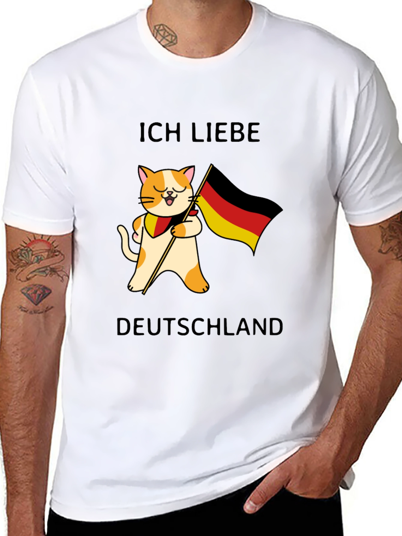 Ich Liebe Deutschland Cat T-Shirt