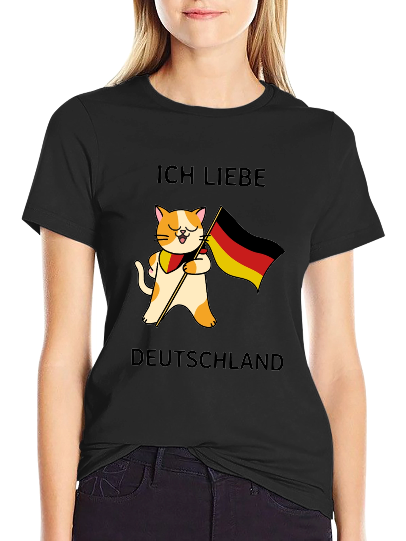 Ich Liebe Deutschland Cat T-Shirt