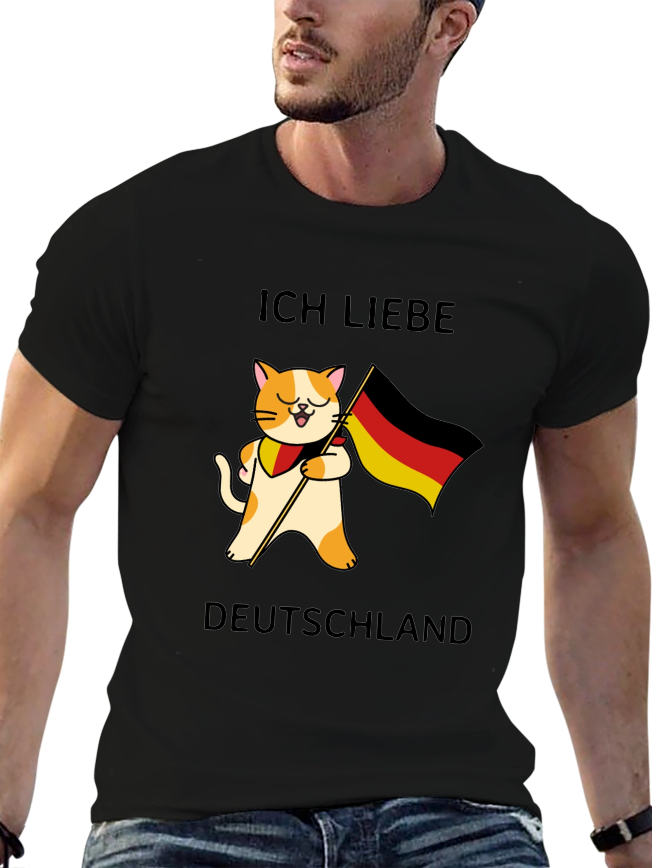 Ich Liebe Deutschland Cat T-Shirt