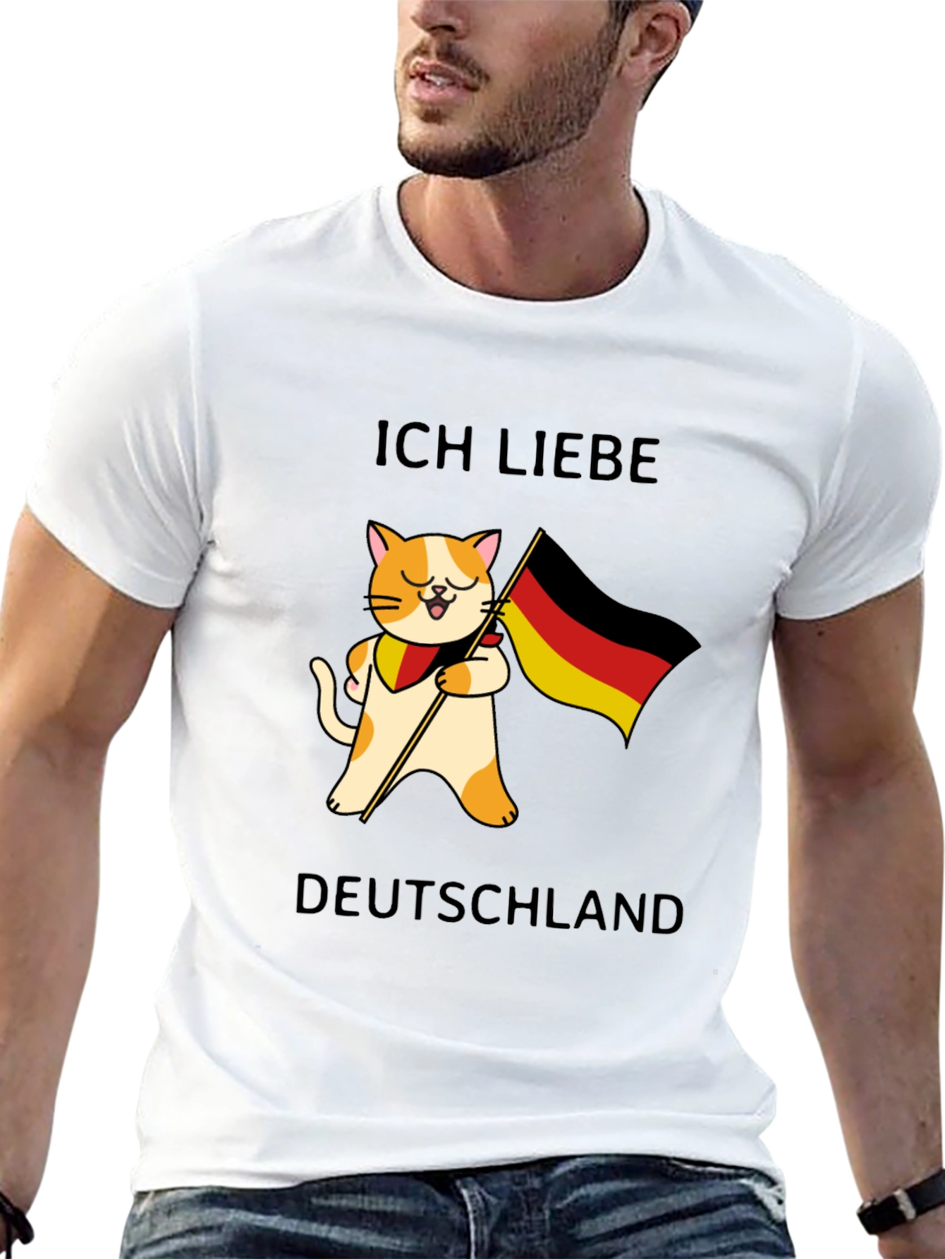 Ich Liebe Deutschland Cat T-Shirt