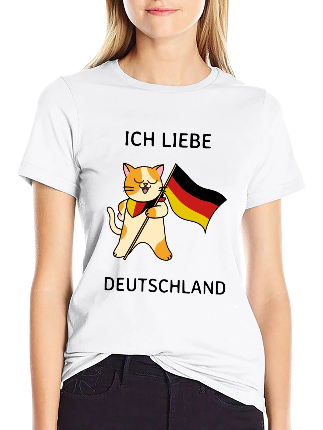 Ich Liebe Deutschland Cat T-Shirt