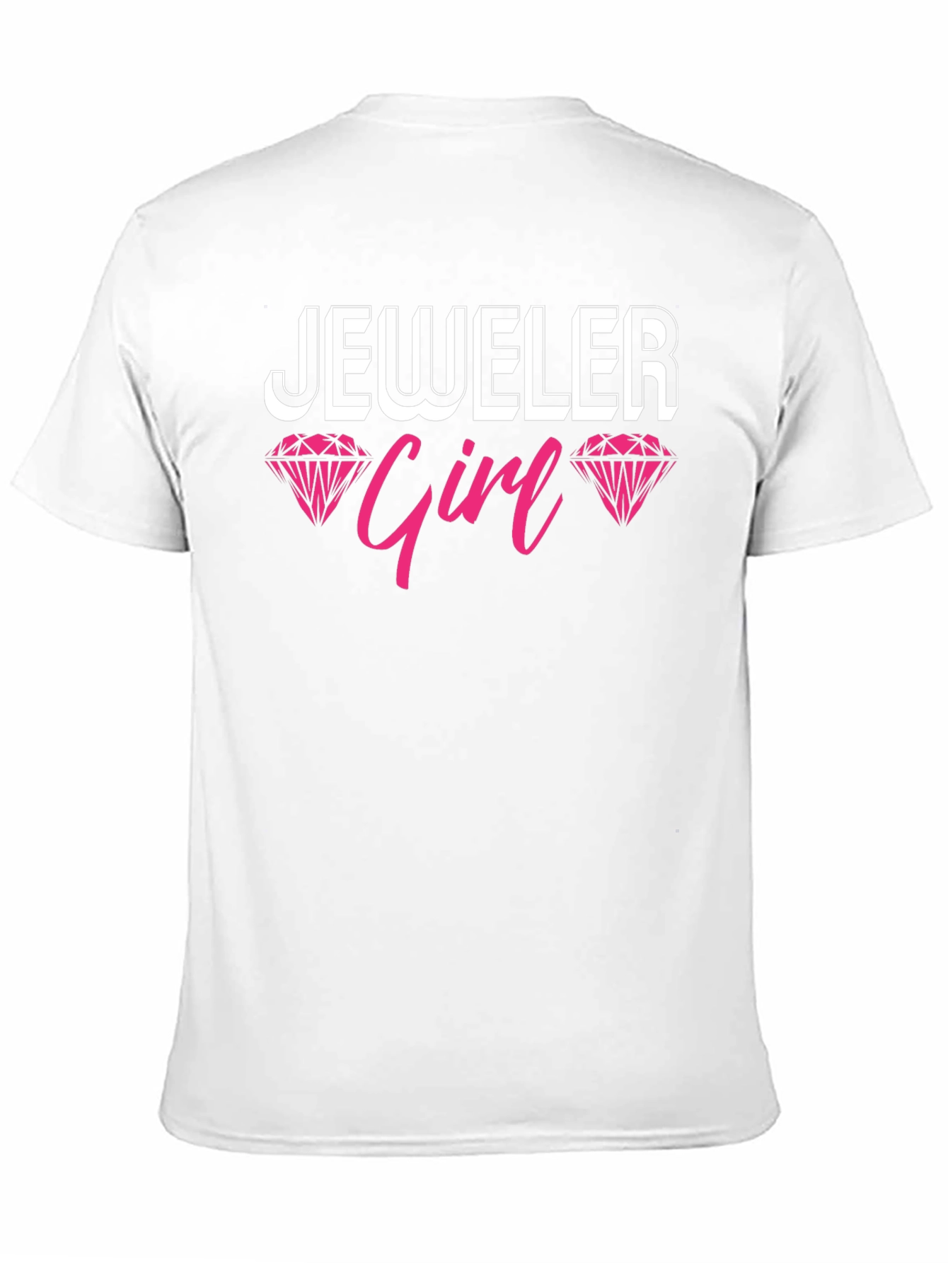 Jeweler Girl Graphic Tee - Black Cotton T-Shirt