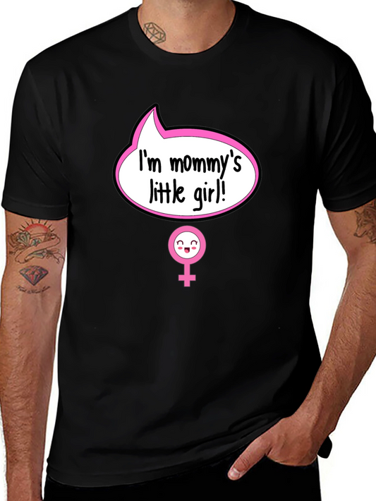 Mommys Little Girl Graphic Tee - Cute Baby Shower Gift