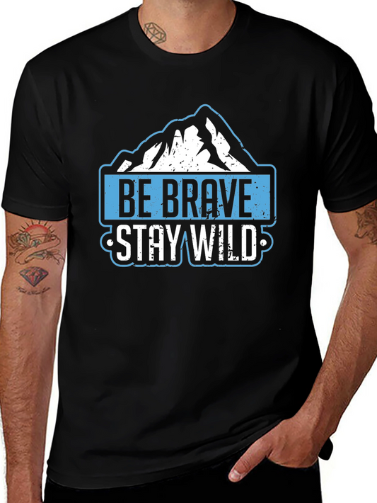 Be Brave Stay Wild Graphic Tee