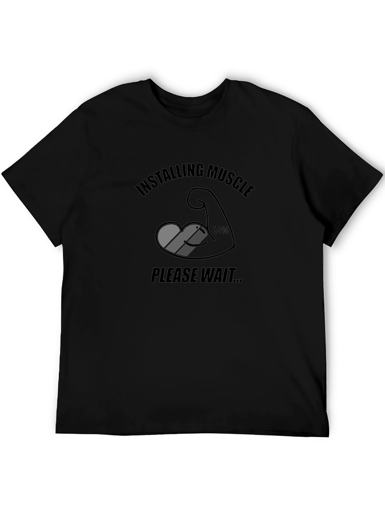 Installing Muscle T-Shirt - Gym Humor