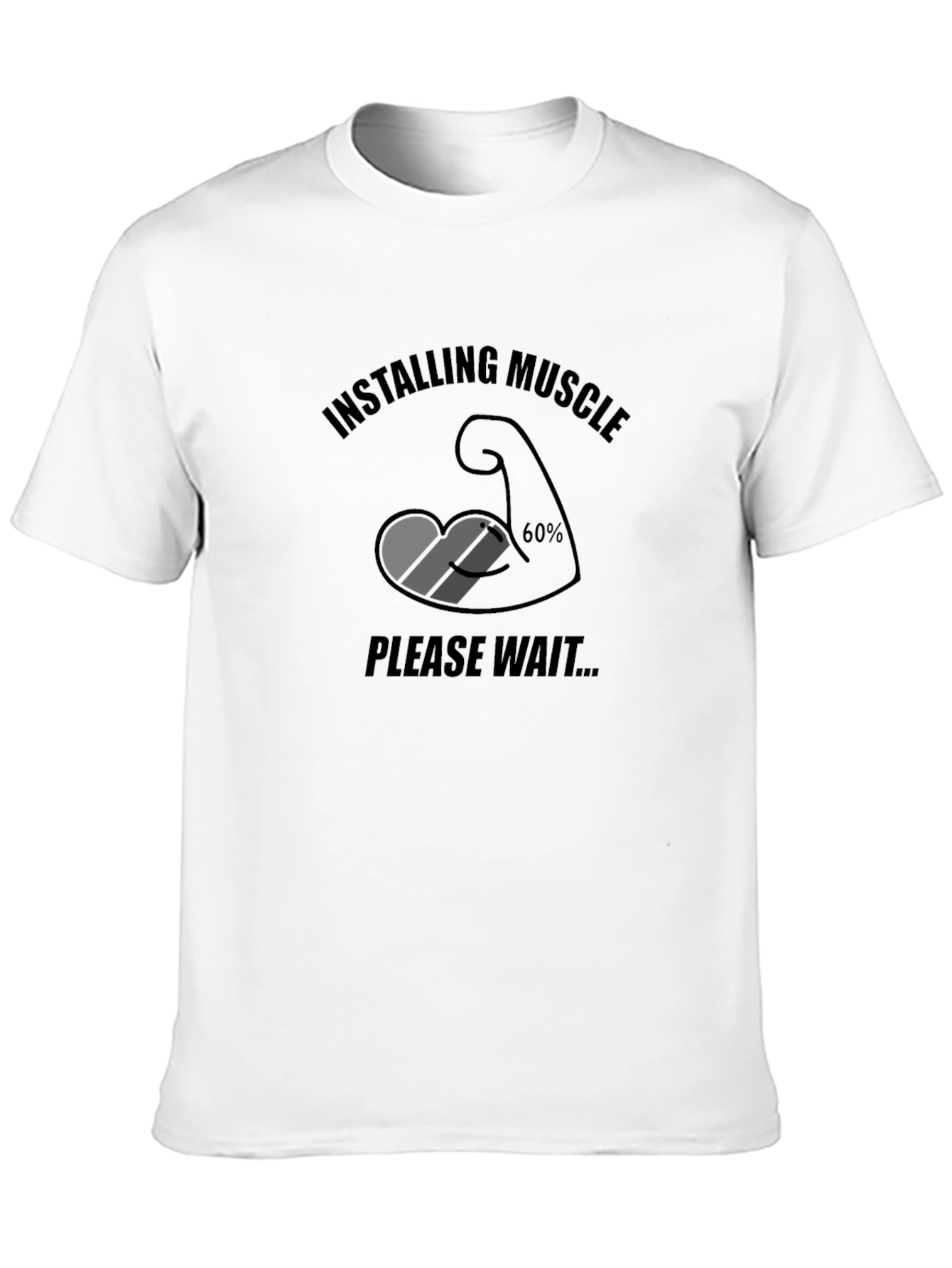 Installing Muscle T-Shirt - Gym Humor