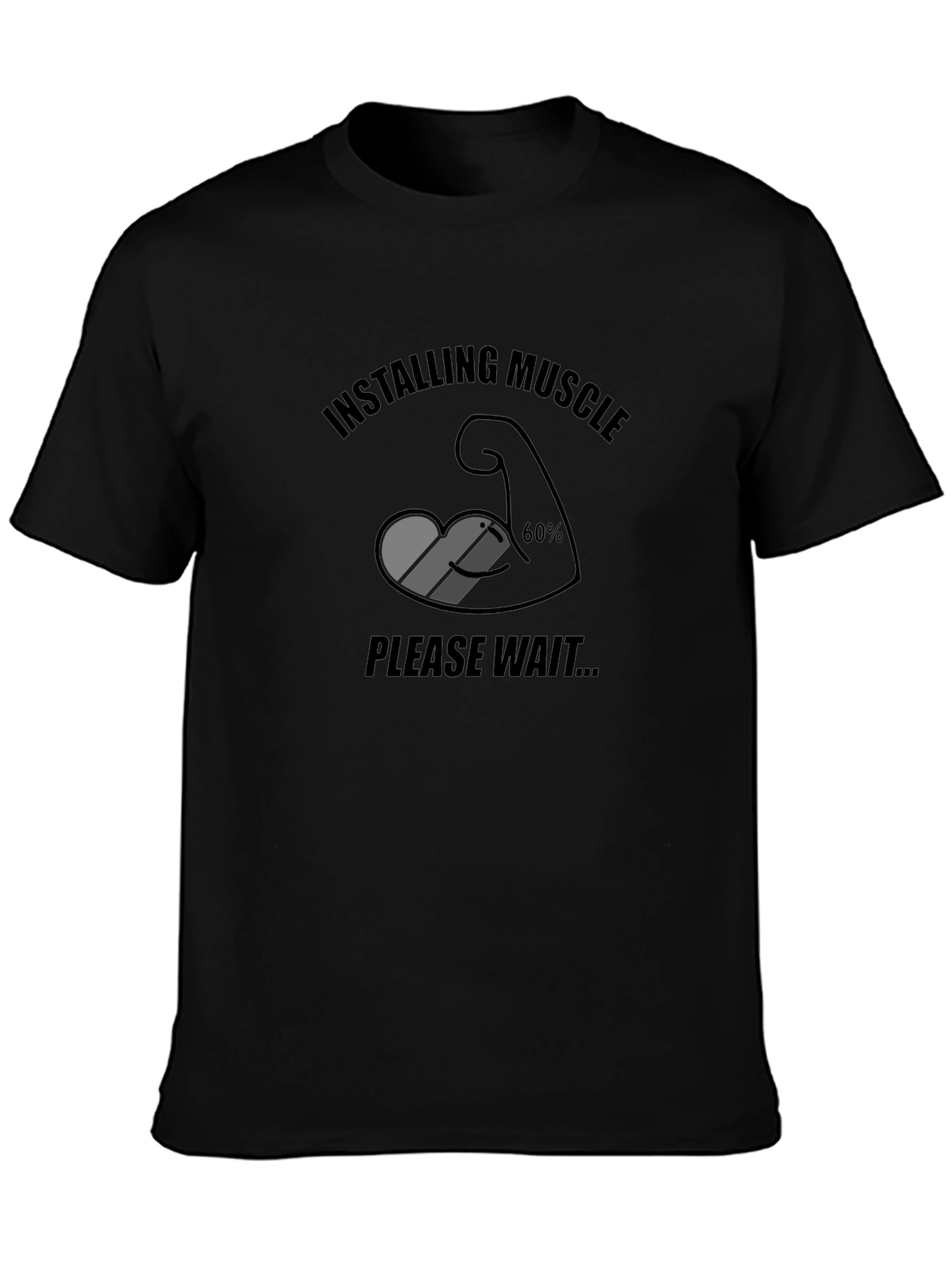 Installing Muscle T-Shirt - Gym Humor