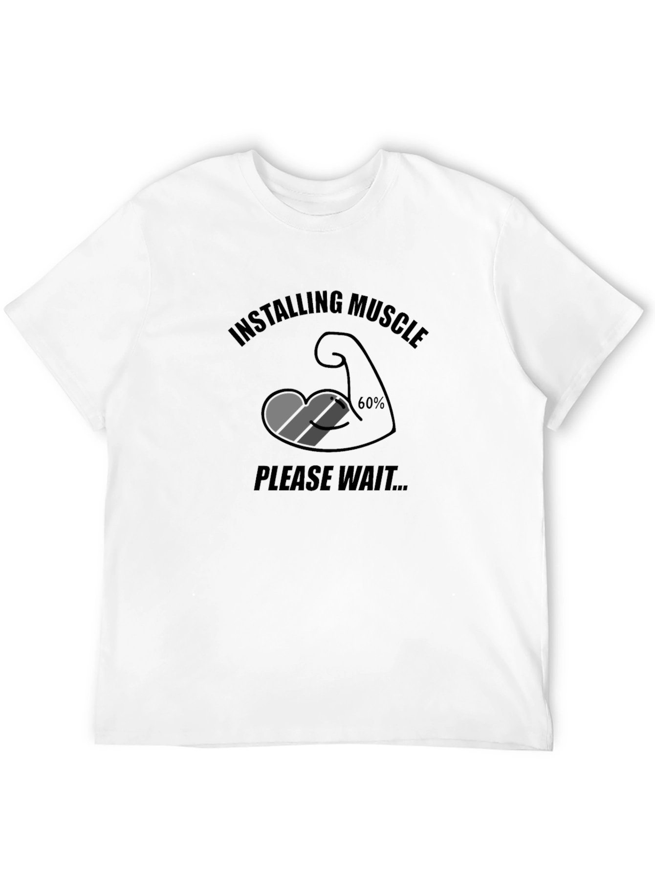 Installing Muscle T-Shirt - Gym Humor