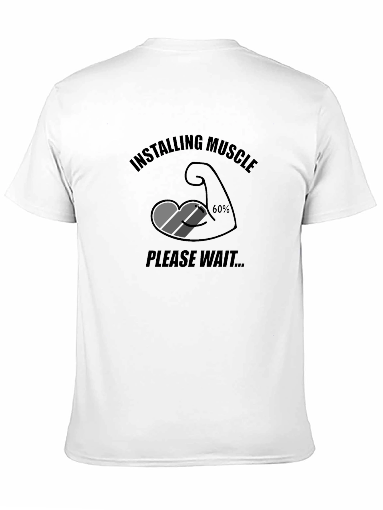 Installing Muscle T-Shirt - Gym Humor