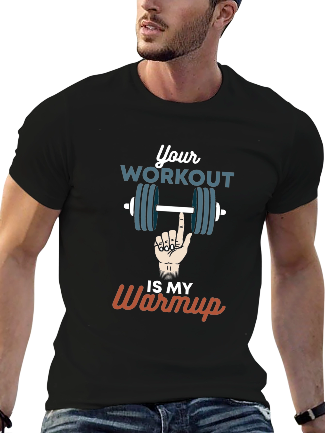 Workout Warmup T-Shirt Funny Gym Apparel