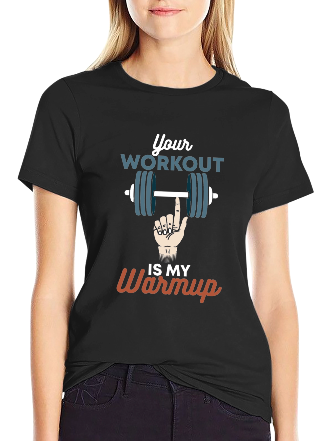 Workout Warmup T-Shirt Funny Gym Apparel