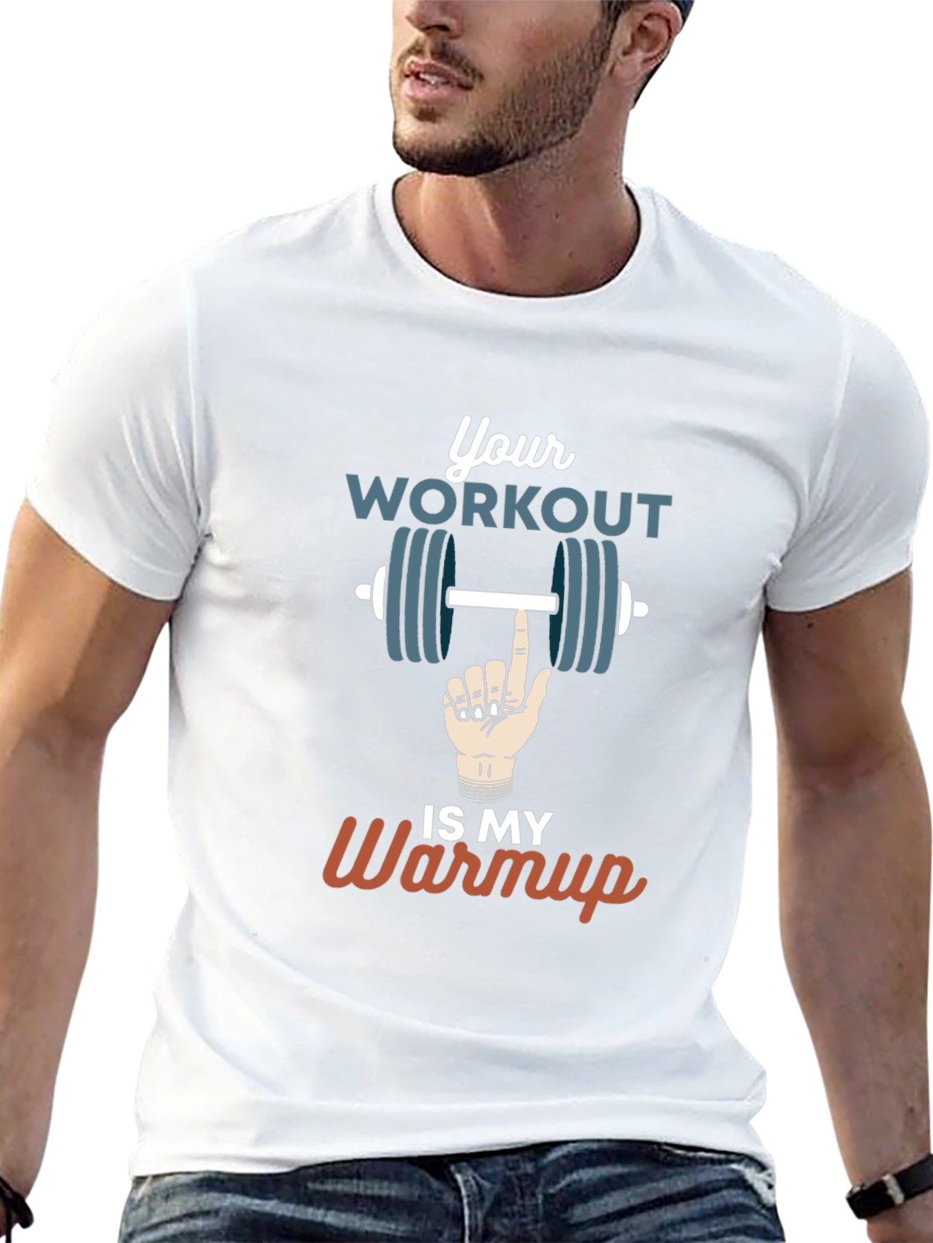 Workout Warmup T-Shirt Funny Gym Apparel
