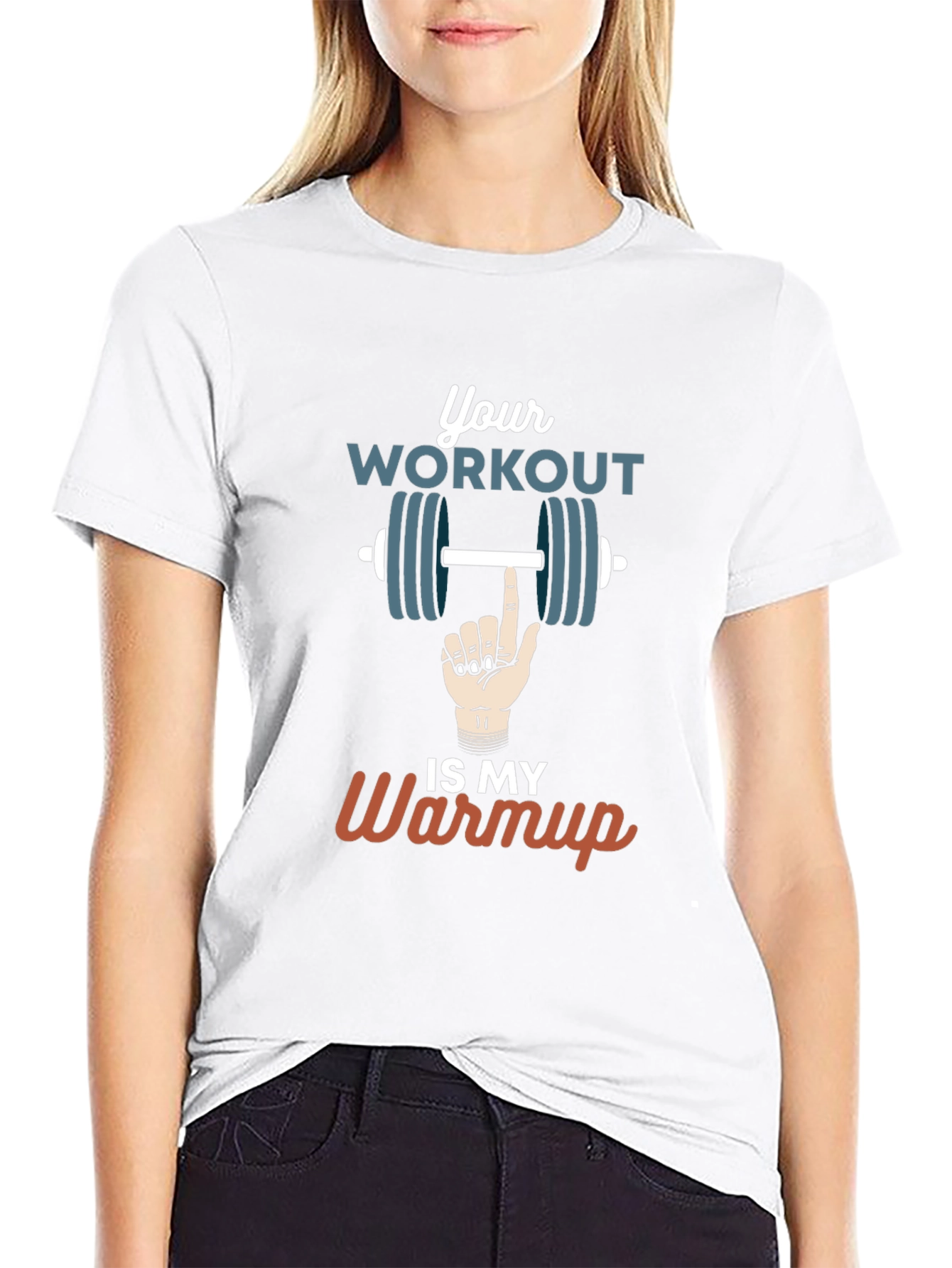 Workout Warmup T-Shirt Funny Gym Apparel