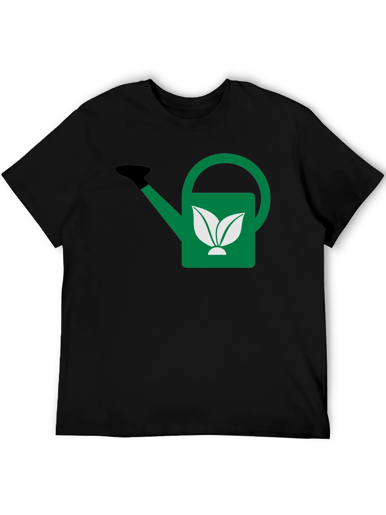 Gardening T-Shirt: Green Watering Can Design