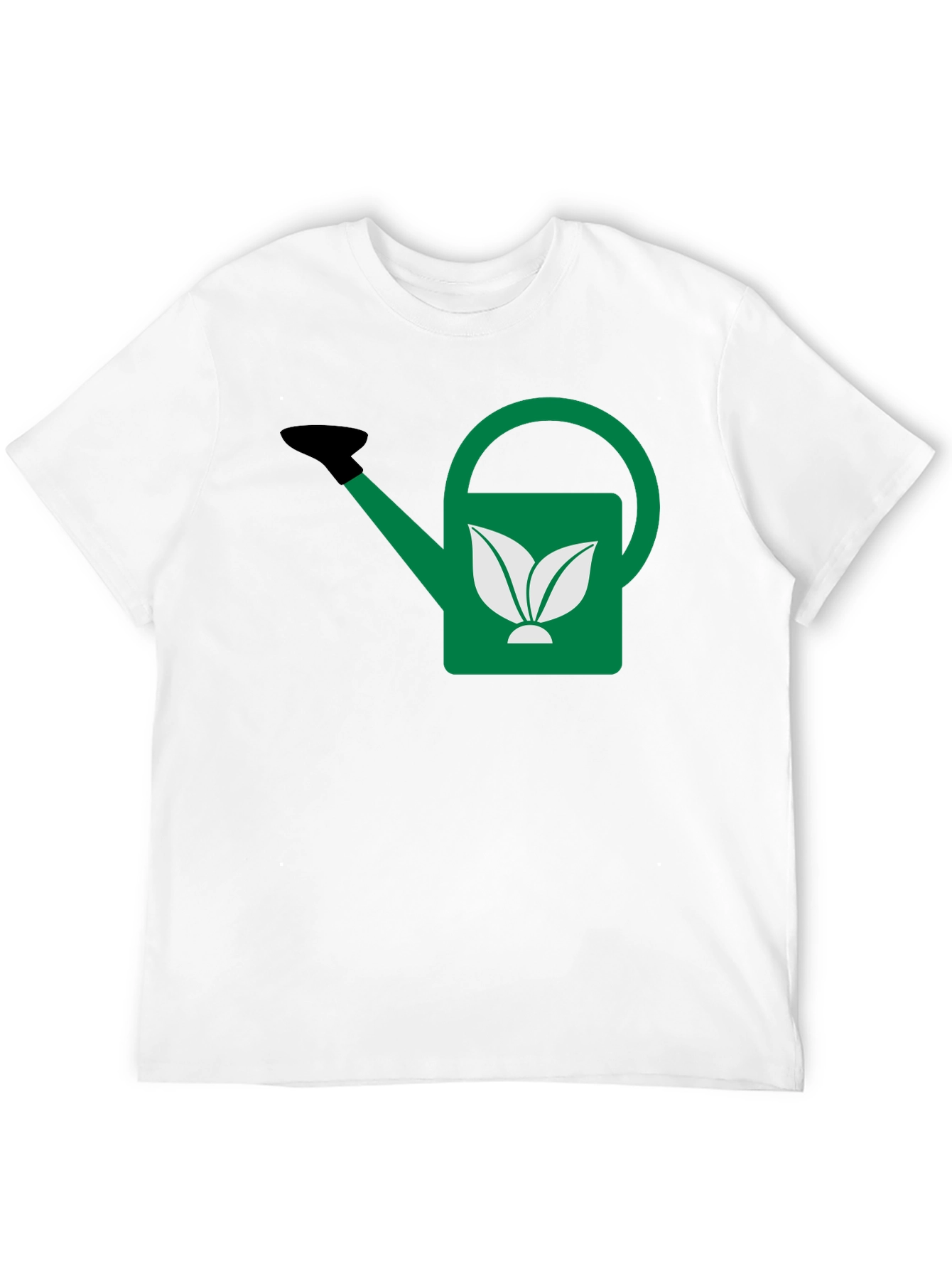 Gardening T-Shirt: Green Watering Can Design
