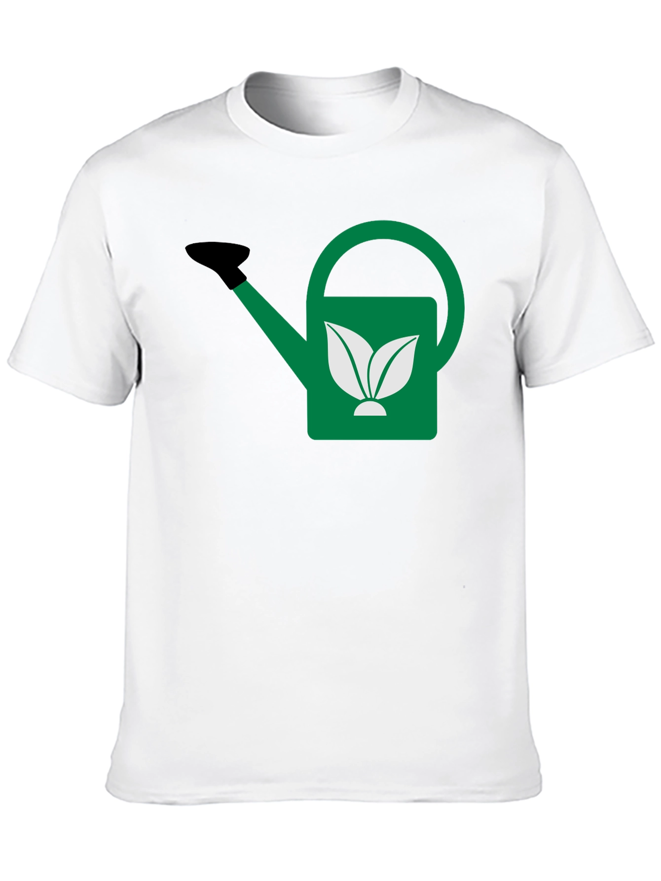 Gardening T-Shirt: Green Watering Can Design